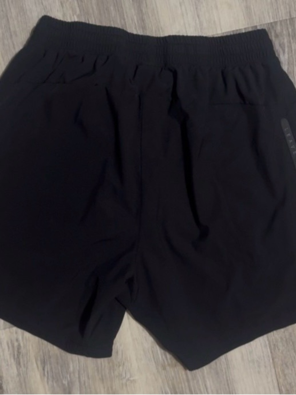 UNRL Men's Black Athletic Shorts